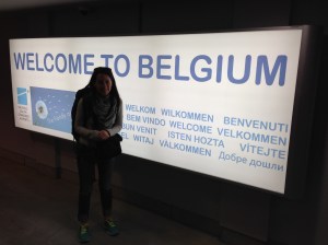 Arrival in Belgium